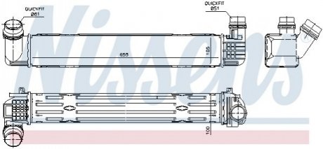 Интеркулер NISSENS 96543