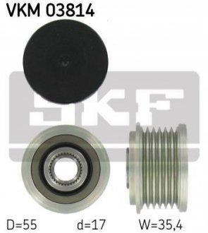 Ременной шкив генератора SKF VKM 03814