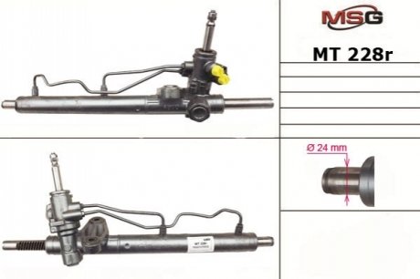 Рулевая рейка с ГУР восстановленная MITSUBISHI LANCER 00-09 RHD MSG MT228R