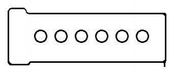 Комплект прокладок, крышка головки цилиндра BGA RK6339