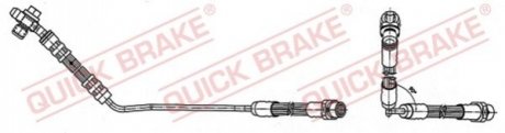 Шланг гальмівний QUICK BRAKE 59942X