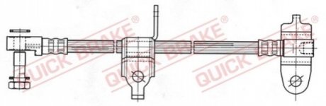 Тормозной шланг QUICK BRAKE 59976X