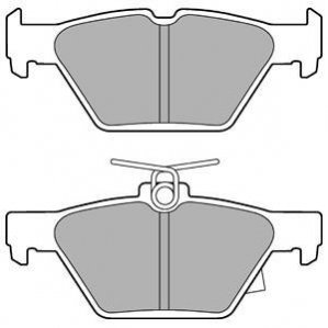 Дисковые тормозные колодки комплект Delphi LP3268