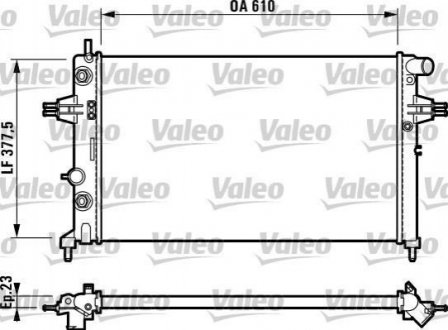 Радиатор. Valeo 732549