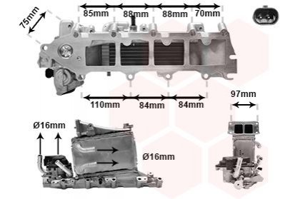 Колектор впускний VAG (вир-во) Van Wezel 58004376