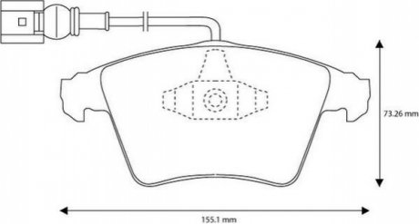 ГАЛЬМіВНі КОЛОДКИ, ДИСКОВі Jurid 573159JC