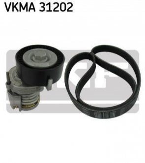 Комплект поліклиновий (ремінь+ролики) SKF VKMA 31202 (фото 1)