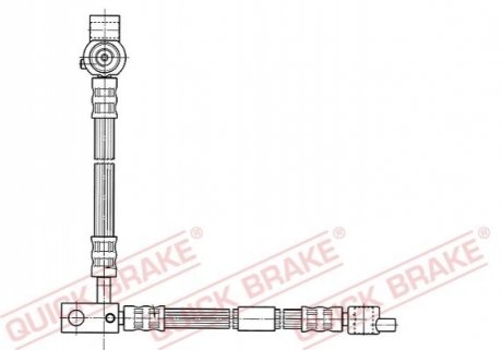 Тормозной шланг QUICK BRAKE 59994