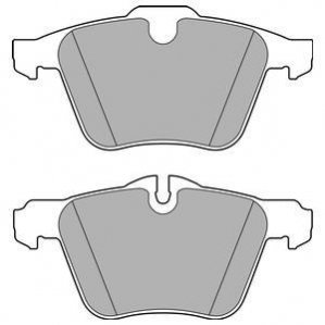 К-т торм. колодок fr jag f-type 12-, xj 09- Delphi LP2766