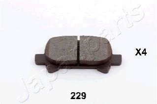 Комплект тормозных колодок JAPANPARTS PP229AF (фото 1)