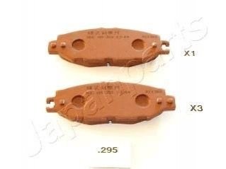 Колодки тормозные 1 JAPANPARTS PP-295AF (фото 1)