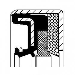 Сальник заднего моста (полуоси) CORTECO 12012566B