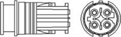 Лямбда-зонд количество проводов 4 300мм BMW 1 E87 3 E90 3 E91 2.0 06.04-06.12 MAGNETI MARELLI 466016355139