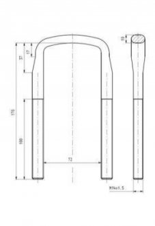 Скоба кріплення ресори S-TR STR-50315