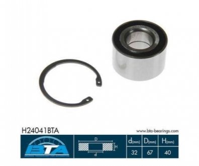 Комплект подшипников колеса BTA H24041BTA