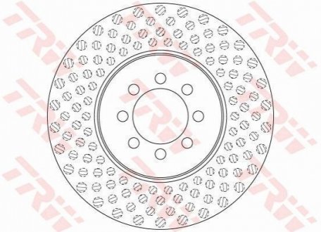 Гальмівний диск TRW DF6250S (фото 1)