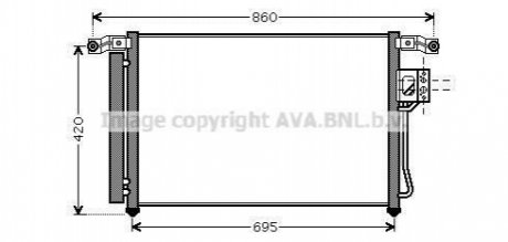 Радiатор (вир-во AVA) AVA COOLING HY5175D