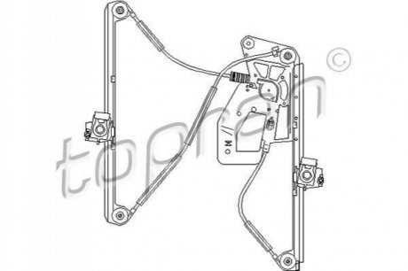 Склопідйомник TOPRAN / HANS PRIES 501826