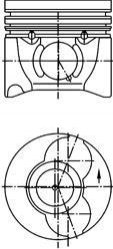 Поршень PEUGEOT 85,40 KOLBENSCHMIDT 40405610