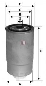 Фільтр паливний SOFIMA S 4011 NR