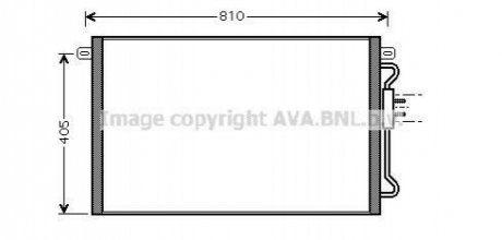 РАДИАТОР КОНДИЦИОНЕРА TOYOTA RAV 4 I (SXA1_) 2.0 4WD бензин 06.1994 - 06.2000 AVA COOLING CRA5075