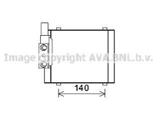 Радиатор масляный AVA COOLING AI3325