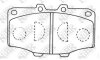 Колодки тормозные передние Toyota 4 Runner, Land Cruiser 70, Hilux NiBK PN1086 (фото 1)