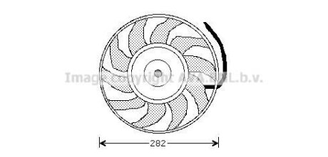 Вентилятор AUDI 80/90/100/A6 (AVA) AVA COOLING AI7502